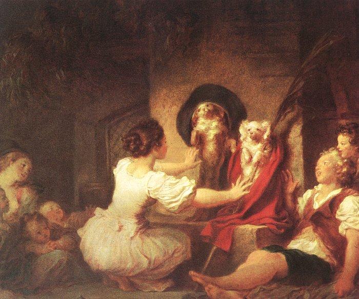Jean-Honore Fragonard Education is Everything oil painting picture